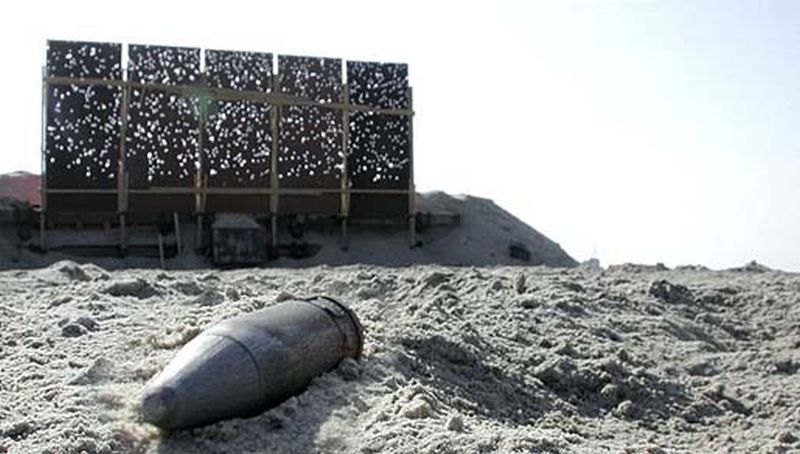 Geschutsdoel en granaat Geschutsdoel en granaat | © Dirk Bruin, Noordwester Vlieland