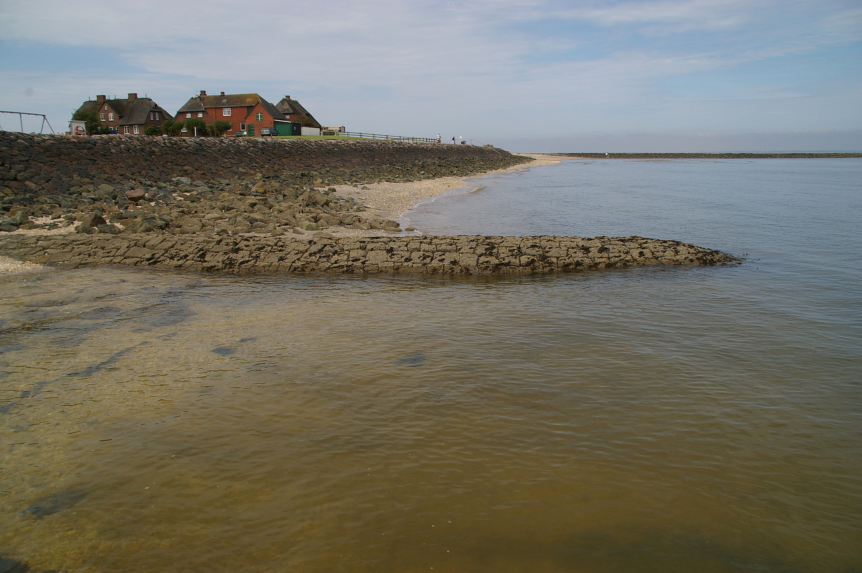 Dijkje bij Hallig Hooge | © Foto Fitis, www.fotofitis.nl