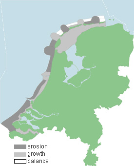 Erosie en aanwas van zand | © Ecomare, Kaartje Gerbrand Gaaff