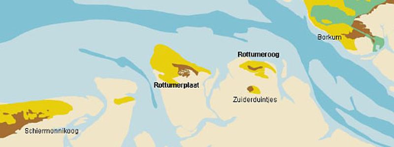 Kaartje van Rottumeroog | © Ecomare
