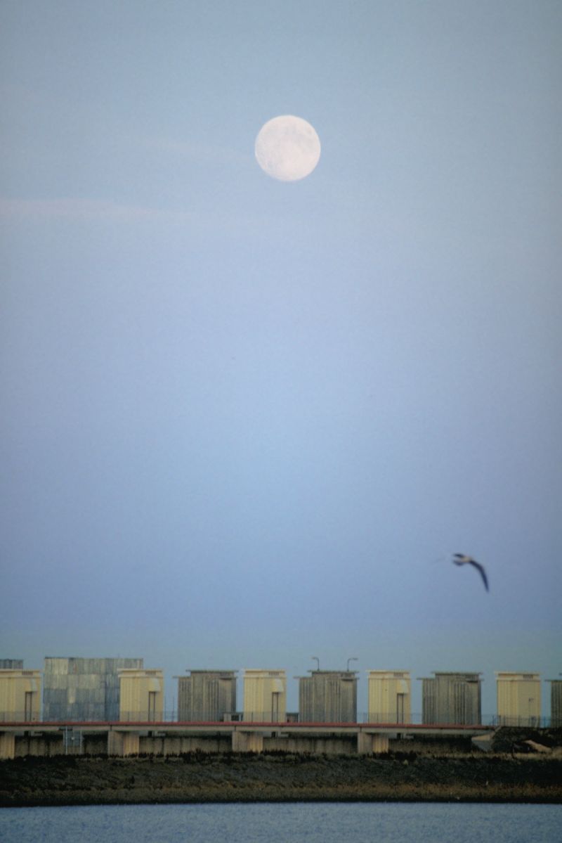 Sluizen in de Afsluitdijk | © Ecomare, Sytske Dijksen