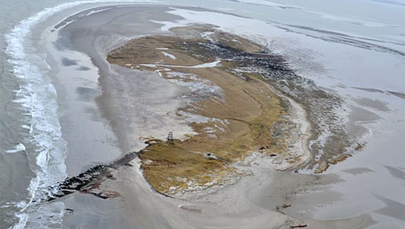 Rottumeroog luchtfoto | © https://beeldbank.rws.nl, Rijkswaterstaat
