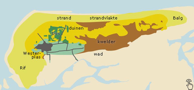 Kaartje van Schiermonnikoog | © Ecomare