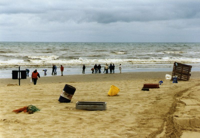 Leerlingen tijdens Coastwatch | © Ecomare, Stichting de Noordzee